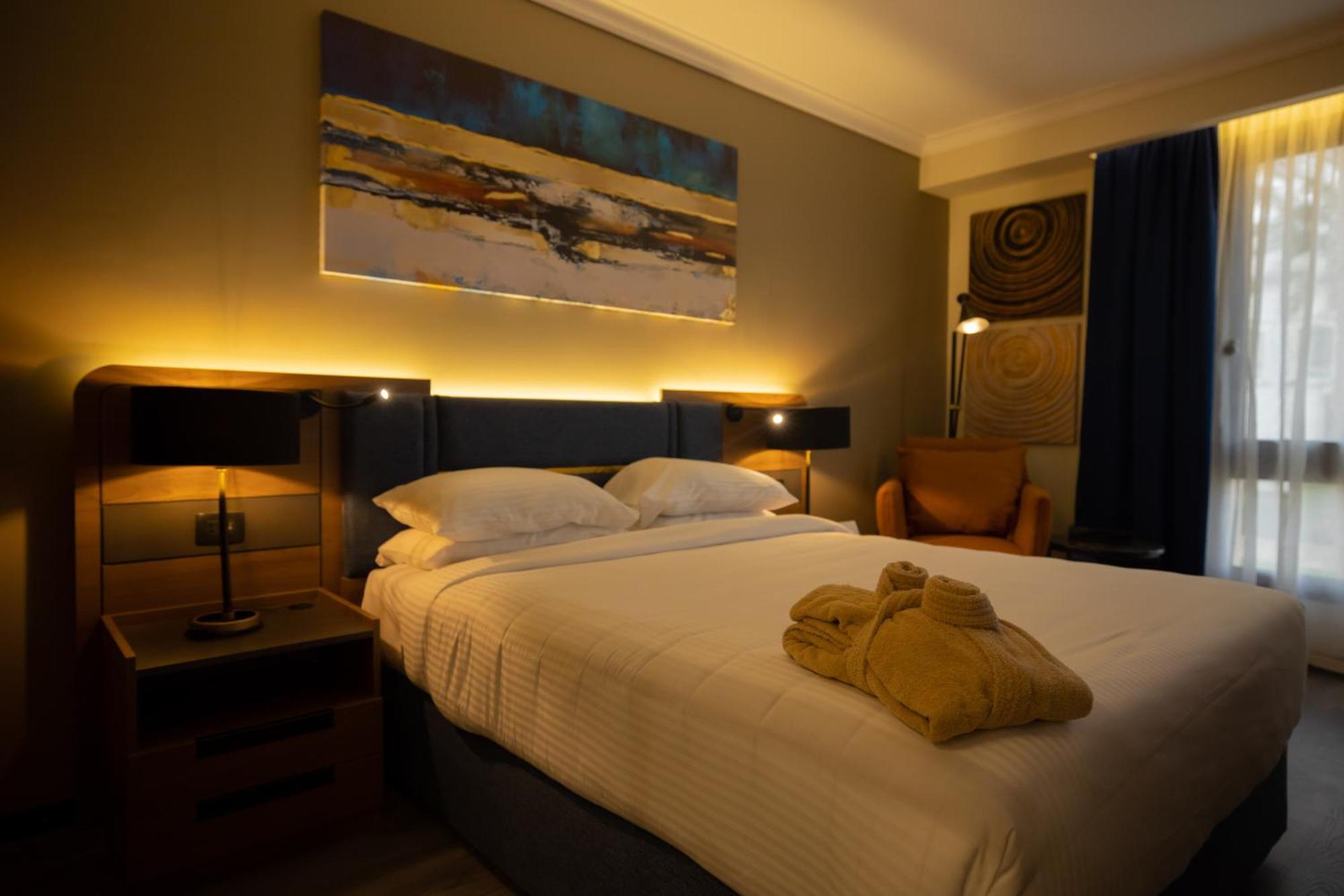 Le Passage Cairo Hotel & Casino Habitación foto A room at the hotel